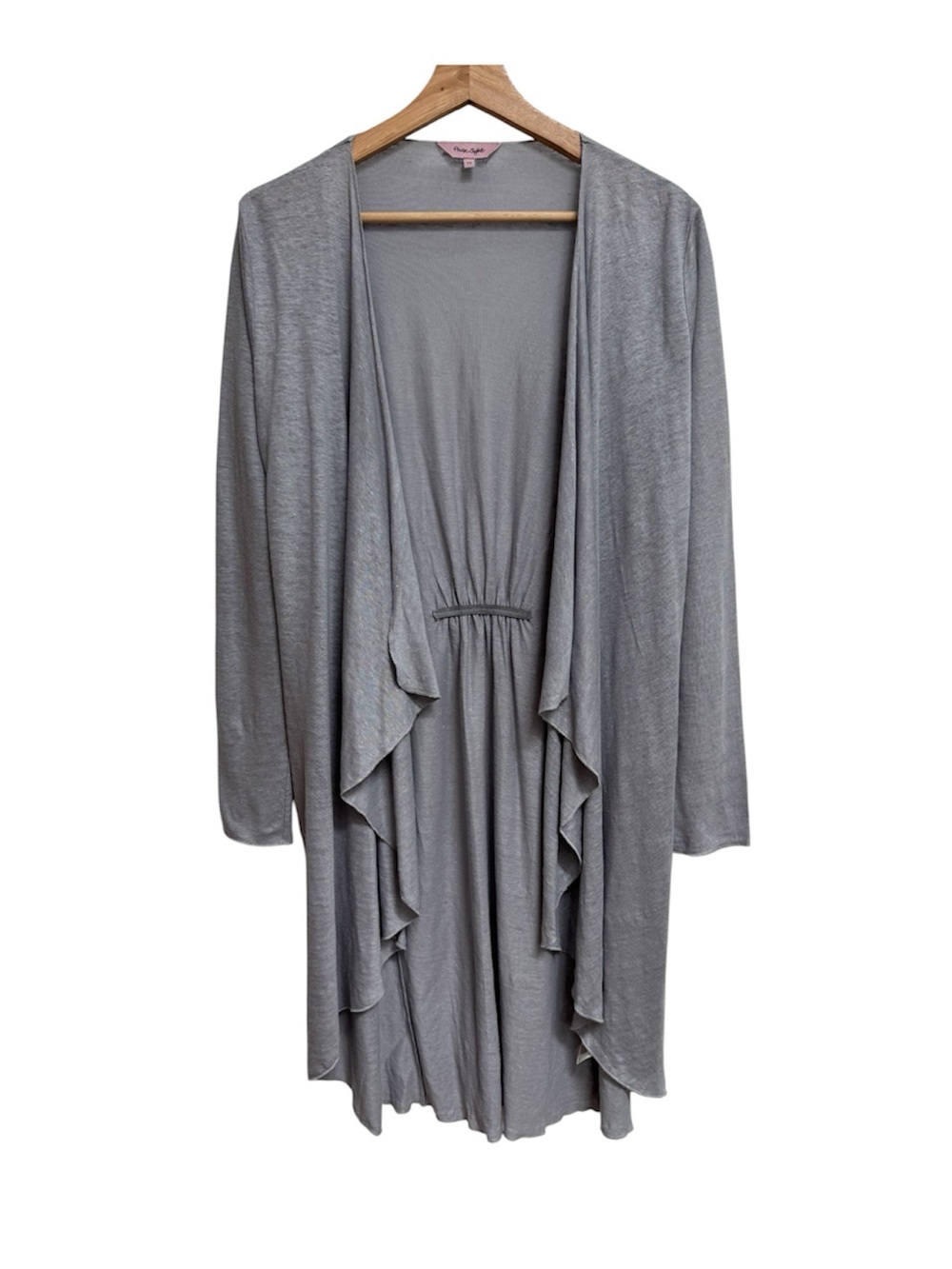 Phase Eight 100% Linen Longline Open Front Cardigan Women’s US Size 6 Travel